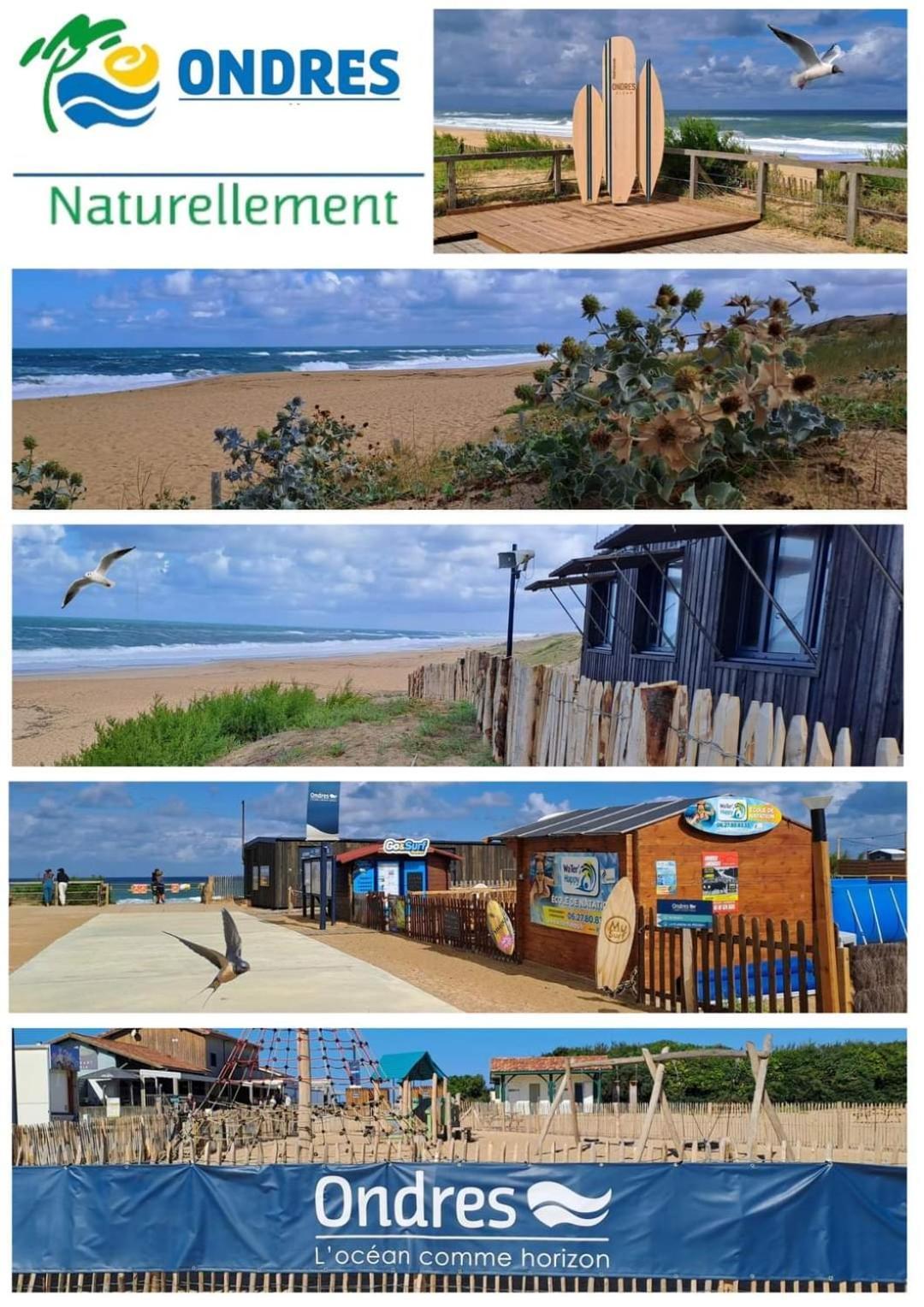 Chalet T3 Nature Piscine Tennis Chalet Ondres